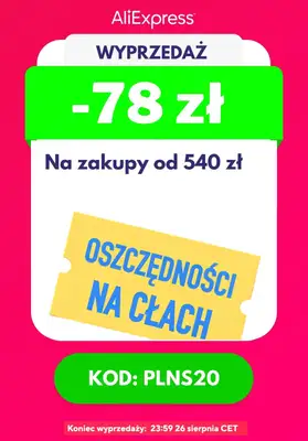 AliExpress - gazetka promocyjna Do -80% taniej | kupony od poniedziałku 17.08 do środy 26.08 - strona 5