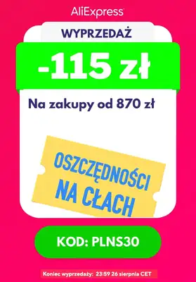AliExpress - gazetka promocyjna Do -80% taniej | kupony od poniedziałku 17.08 do środy 26.08 - strona 4