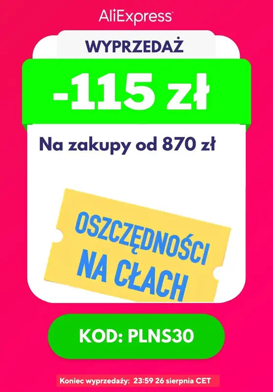 AliExpress - gazetka promocyjna Do -80% taniej | kupony od poniedziałku 17.08 do środy 26.08 - strona 4