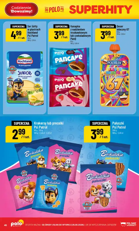 POLOmarket - gazetka promocyjna Gazetka od środy 19.08 do wtorku 25.08 - strona 46