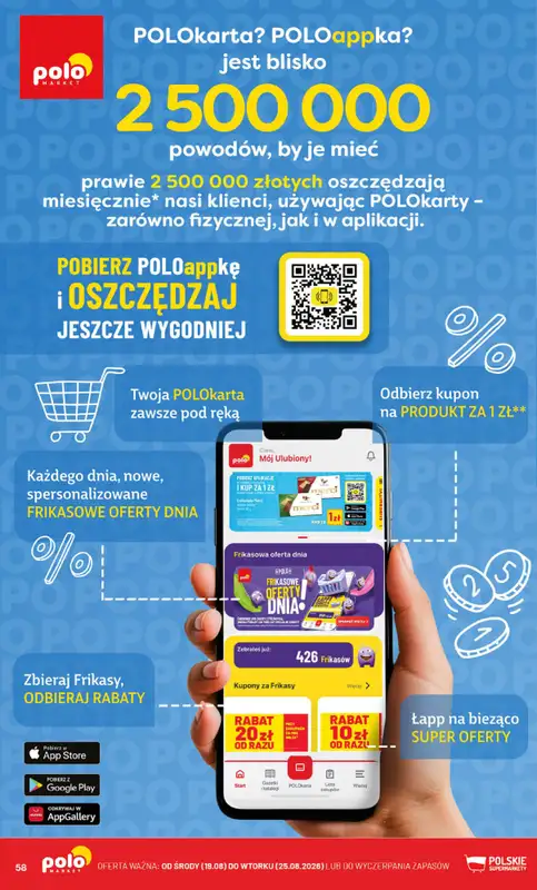 POLOmarket - gazetka promocyjna Gazetka od środy 19.08 do wtorku 25.08 - strona 58