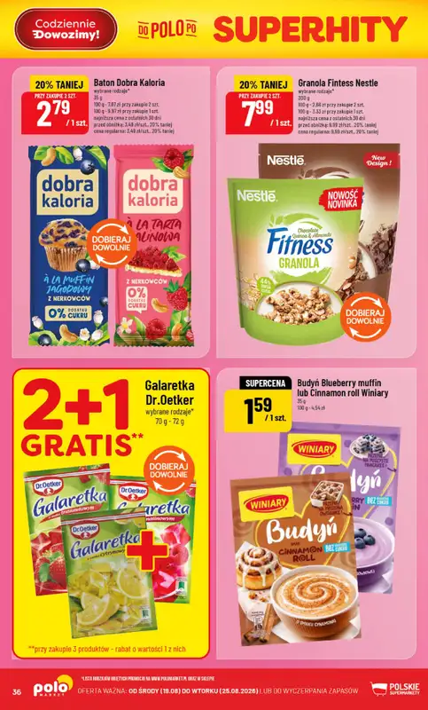 POLOmarket - gazetka promocyjna Gazetka od środy 19.08 do wtorku 25.08 - strona 36