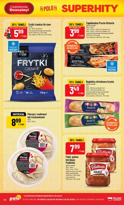 POLOmarket - gazetka promocyjna Gazetka od środy 19.08 do wtorku 25.08 - strona 34