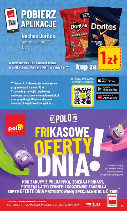 POLOmarket - gazetka promocyjna Gazetka od środy 19.08 do wtorku 25.08 - strona 59