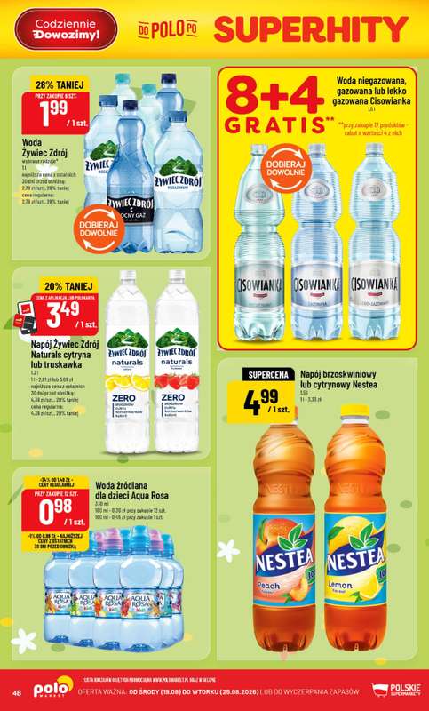 POLOmarket - gazetka promocyjna Gazetka od środy 19.08 do wtorku 25.08 - strona 48