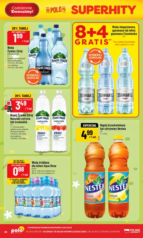 POLOmarket - gazetka promocyjna Gazetka od środy 19.08 do wtorku 25.08 - strona 48