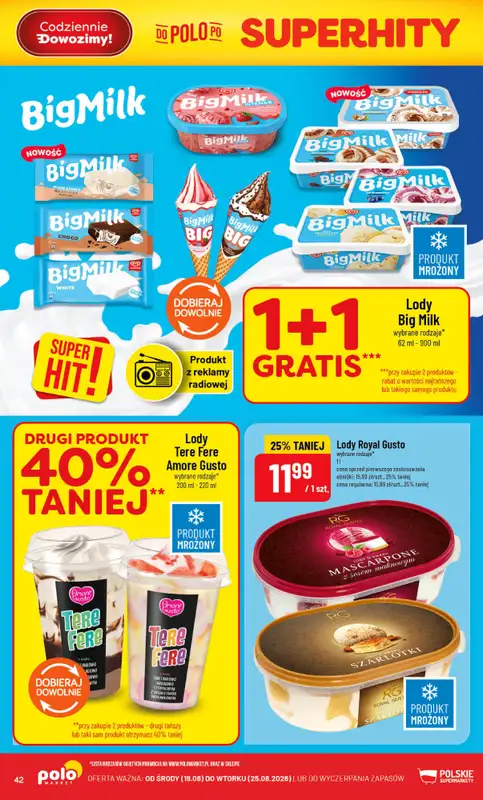 POLOmarket - gazetka promocyjna Gazetka od środy 19.08 do wtorku 25.08 - strona 42