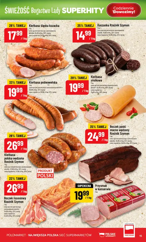 POLOmarket - gazetka promocyjna Gazetka od środy 19.08 do wtorku 25.08 - strona 15