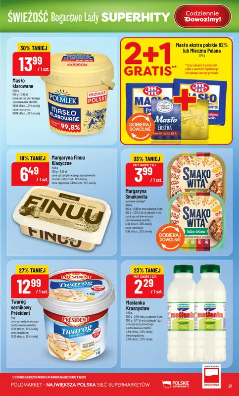 POLOmarket - gazetka promocyjna Gazetka od środy 19.08 do wtorku 25.08 - strona 21