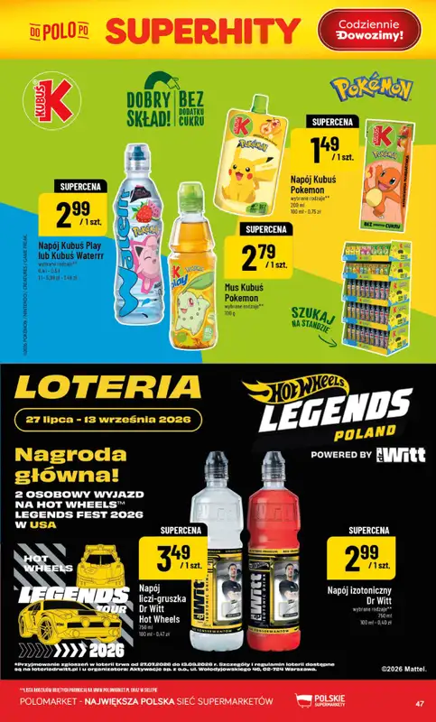 POLOmarket - gazetka promocyjna Gazetka od środy 19.08 do wtorku 25.08 - strona 47