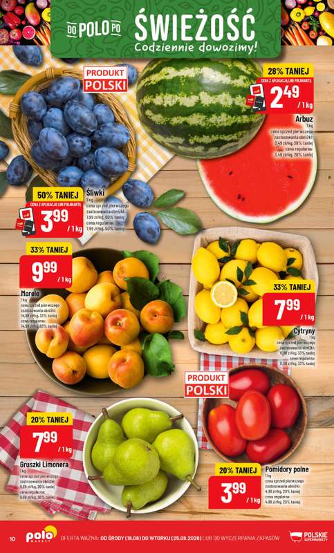 POLOmarket - gazetka promocyjna Gazetka od środy 19.08 do wtorku 25.08 - strona 10