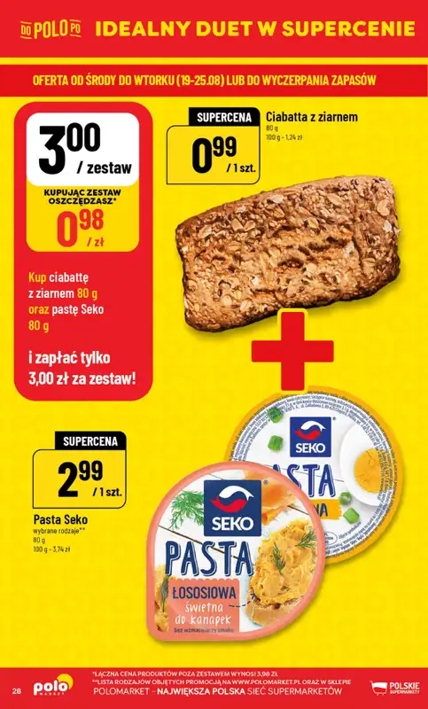 POLOmarket - gazetka promocyjna Gazetka od środy 19.08 do wtorku 25.08 - strona 28
