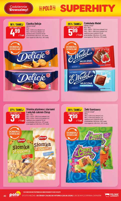 POLOmarket - gazetka promocyjna Gazetka od środy 19.08 do wtorku 25.08 - strona 40