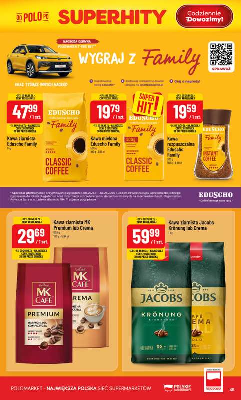POLOmarket - gazetka promocyjna Gazetka od środy 19.08 do wtorku 25.08 - strona 45