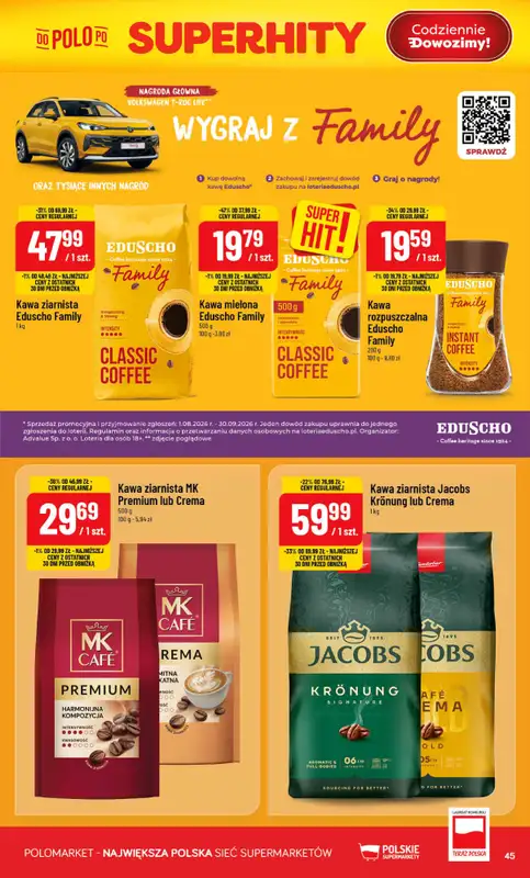 POLOmarket - gazetka promocyjna Gazetka od środy 19.08 do wtorku 25.08 - strona 45
