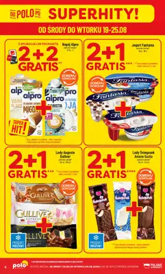 POLOmarket - gazetka promocyjna Gazetka od środy 19.08 do wtorku 25.08 - strona 6