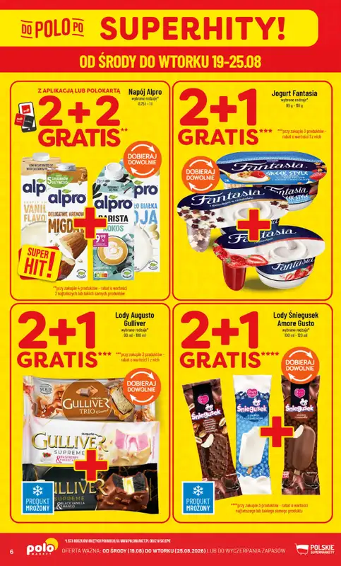 POLOmarket - gazetka promocyjna Gazetka od środy 19.08 do wtorku 25.08 - strona 6