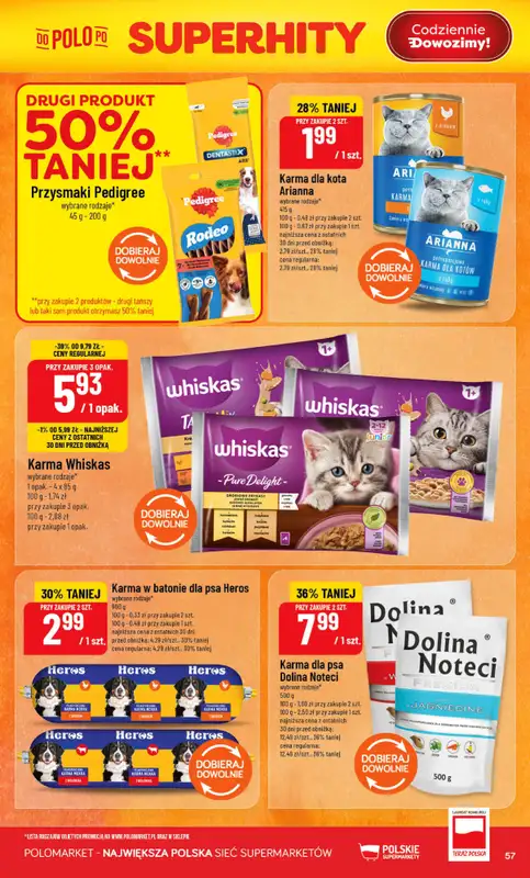 POLOmarket - gazetka promocyjna Gazetka od środy 19.08 do wtorku 25.08 - strona 57