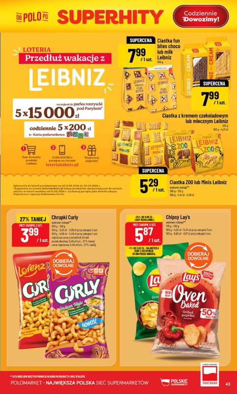 POLOmarket - gazetka promocyjna Gazetka od środy 19.08 do wtorku 25.08 - strona 43
