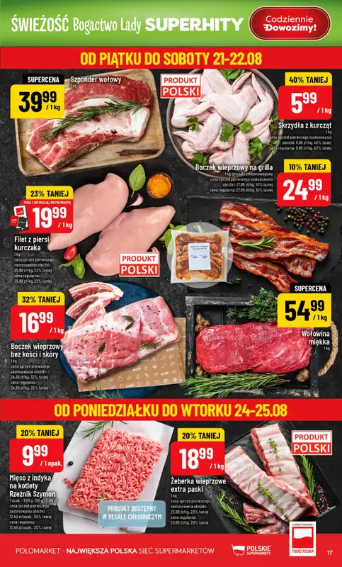 POLOmarket - gazetka promocyjna Gazetka od środy 19.08 do wtorku 25.08 - strona 17