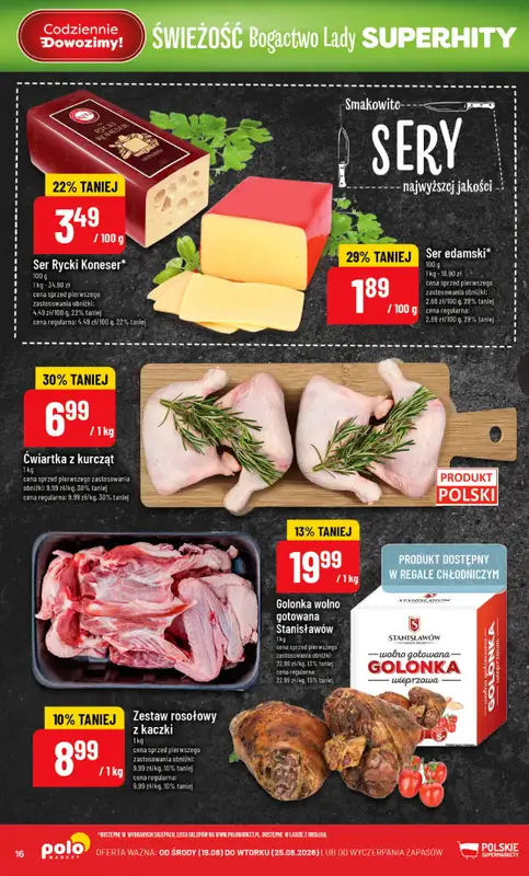 POLOmarket - gazetka promocyjna Gazetka od środy 19.08 do wtorku 25.08 - strona 16