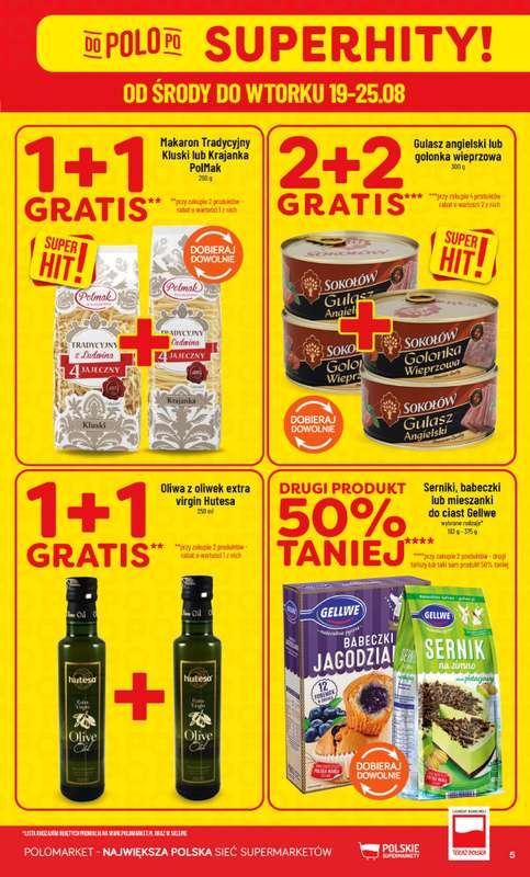 POLOmarket - gazetka promocyjna Gazetka od środy 19.08 do wtorku 25.08 - strona 5