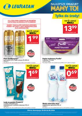LEWIATAN - gazetka promocyjna W wielopakach taniej! od czwartku 20.08 do środy 26.08