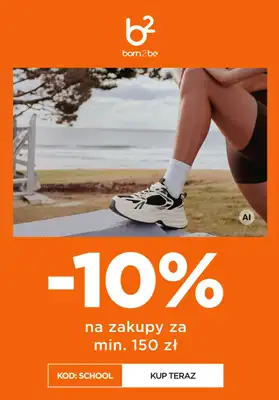 Born2be - gazetka promocyjna -10% za zakupy za min. 150 zł od poniedziałku 17.08 do wtorku 18.08
