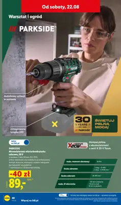 Lidl - gazetka promocyjna Katalog od poniedziałku 17.08 do soboty 22.08 - strona 54