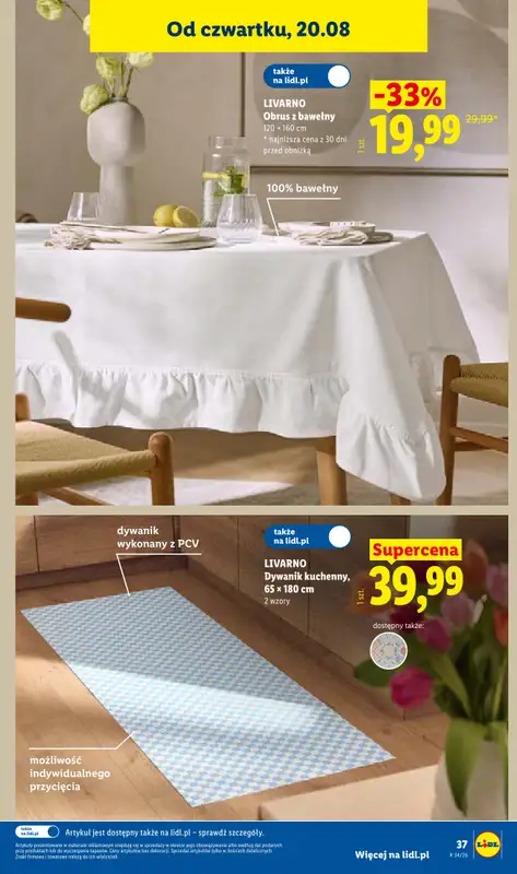 Lidl - gazetka promocyjna Katalog od poniedziałku 17.08 do soboty 22.08 - strona 51