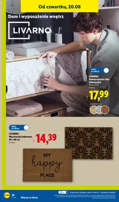 Lidl - gazetka promocyjna Katalog od poniedziałku 17.08 do soboty 22.08 - strona 50