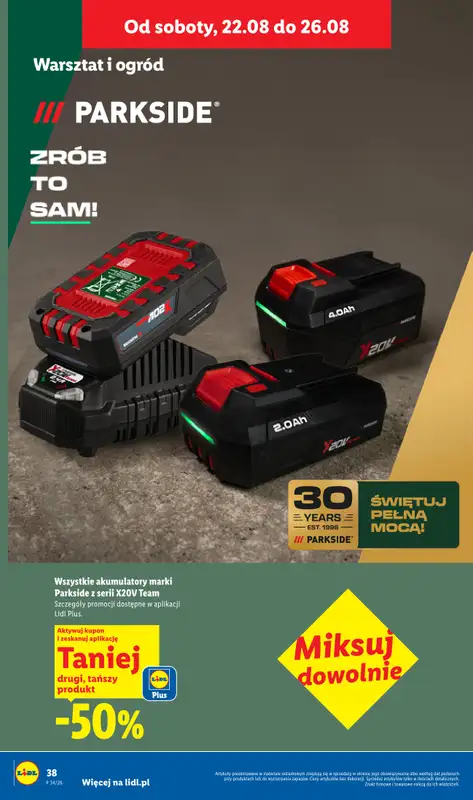 Lidl - gazetka promocyjna Katalog od poniedziałku 17.08 do soboty 22.08 - strona 52