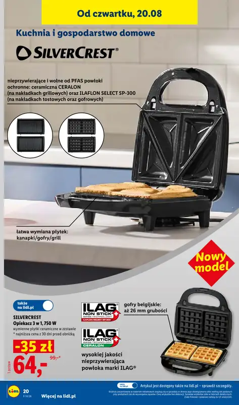 Lidl - gazetka promocyjna Katalog od poniedziałku 17.08 do soboty 22.08 - strona 34