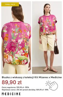 Medicine - gazetka promocyjna Wyprzedaż - koszule i bluzki od 39,90 zł od poniedziałku 17.08 do czwartku 27.08 - strona 9