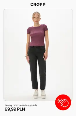 Cropp - gazetka promocyjna Denim dla niej od poniedziałku 17.08  - strona 5