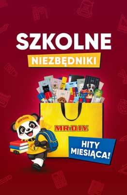 MR. DIY - gazetka promocyjna Szkolne niezbędniki od poniedziałku 17.08 do poniedziałku 31.08