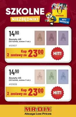 MR. DIY - gazetka promocyjna Szkolne niezbędniki od poniedziałku 17.08 do poniedziałku 31.08 - strona 3