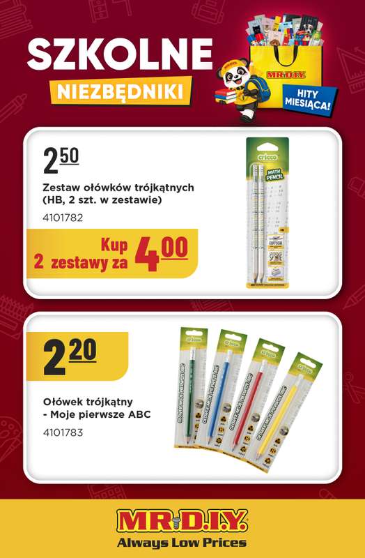 MR. DIY - gazetka promocyjna Szkolne niezbędniki od poniedziałku 17.08 do poniedziałku 31.08 - strona 4