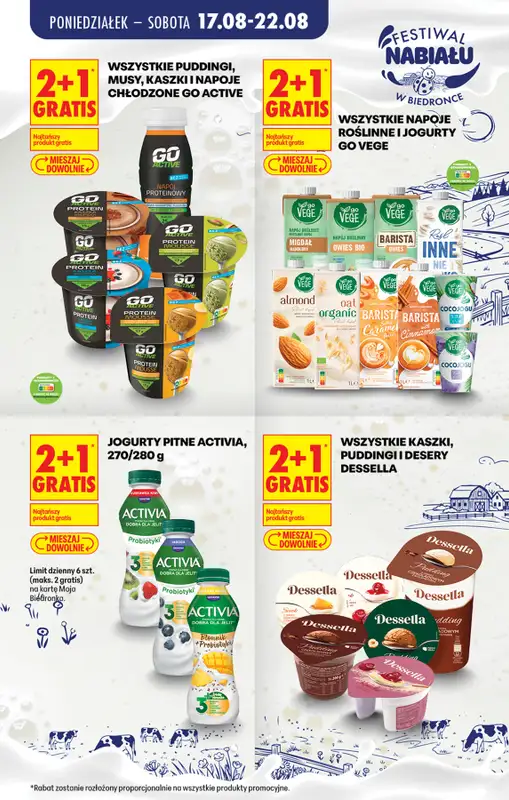 Biedronka - gazetka promocyjna Festiwal nabiału   - strona 3