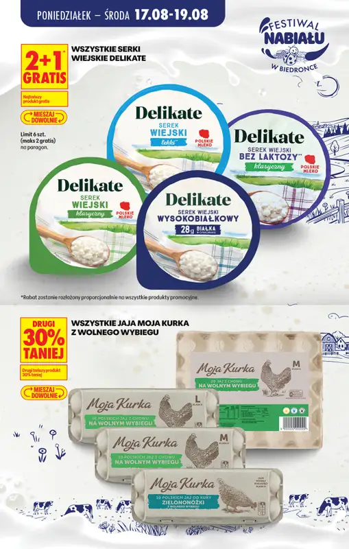 Biedronka - gazetka promocyjna Festiwal nabiału   - strona 2