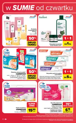 Carrefour - gazetka promocyjna Gazetka w sumie od czwartku weekend okazji od czwartku 20.08 do soboty 22.08 - strona 6