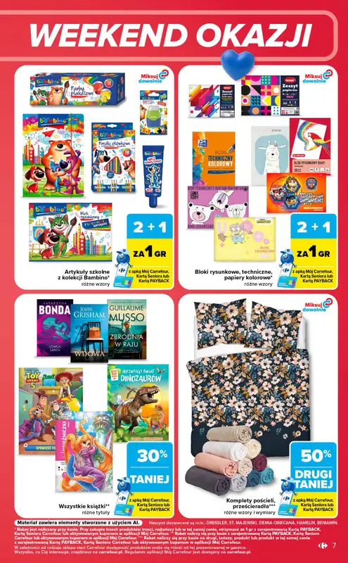 Carrefour - gazetka promocyjna Gazetka w sumie od czwartku weekend okazji od czwartku 20.08 do soboty 22.08 - strona 7