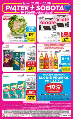 Carrefour Market - gazetka promocyjna Gazetka w sumie od czwartku weekend okazji od czwartku 20.08 do soboty 22.08 - strona 8