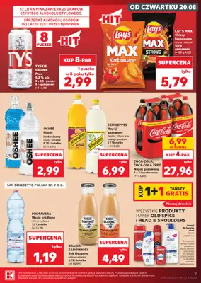 Kaufland - gazetka promocyjna Gazetka Tygodnia od czwartku 20.08 do środy 26.08 - strona 11