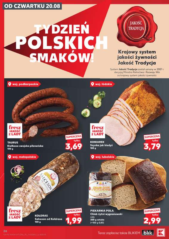 Kaufland - gazetka promocyjna Gazetka Tygodnia od czwartku 20.08 do środy 26.08 - strona 24