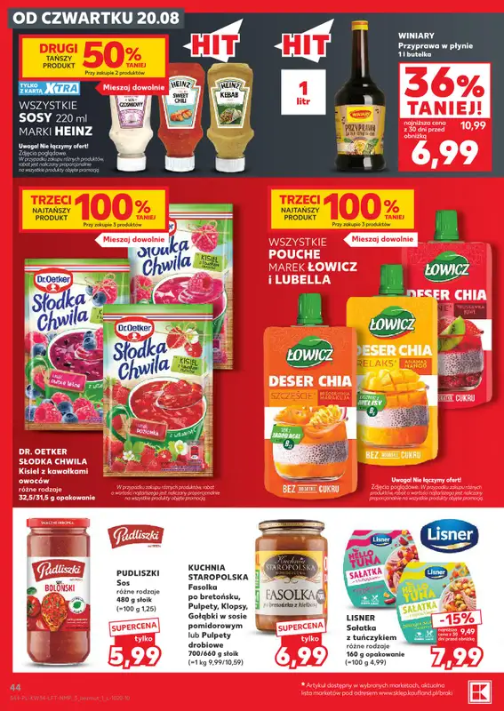 Kaufland - gazetka promocyjna Gazetka Tygodnia od czwartku 20.08 do środy 26.08 - strona 44