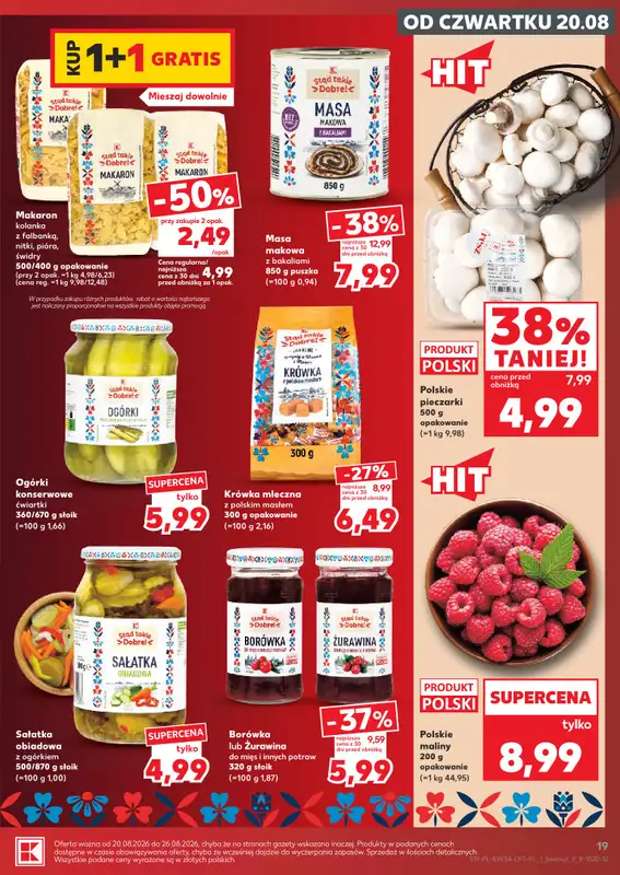 Kaufland - gazetka promocyjna Gazetka Tygodnia od czwartku 20.08 do środy 26.08 - strona 19