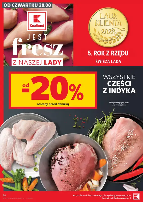 Kaufland - gazetka promocyjna Gazetka Tygodnia od czwartku 20.08 do środy 26.08 - strona 26