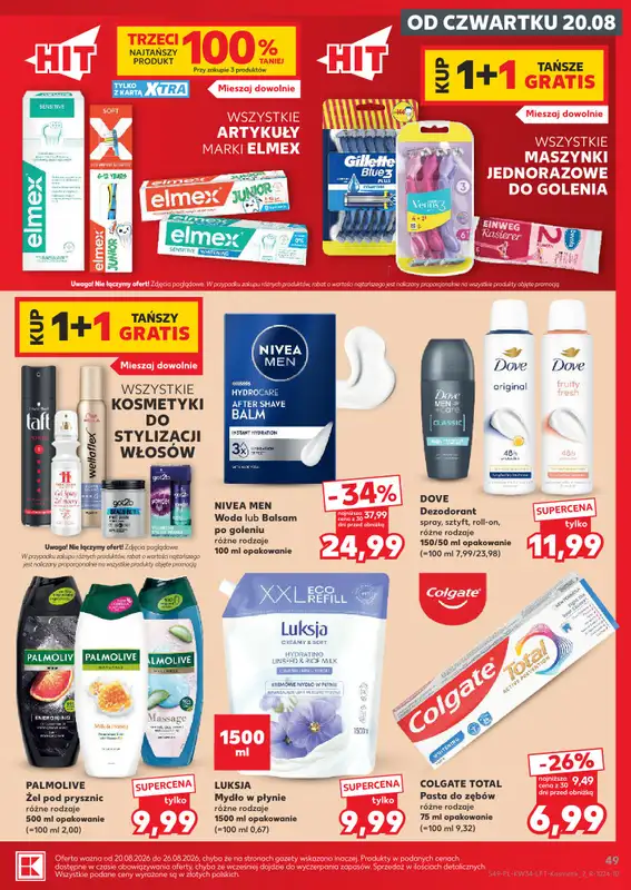 Kaufland - gazetka promocyjna Gazetka Tygodnia od czwartku 20.08 do środy 26.08 - strona 49