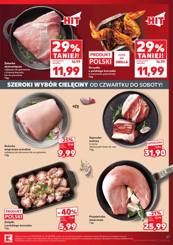 Kaufland - gazetka promocyjna Gazetka Tygodnia od czwartku 20.08 do środy 26.08 - strona 27